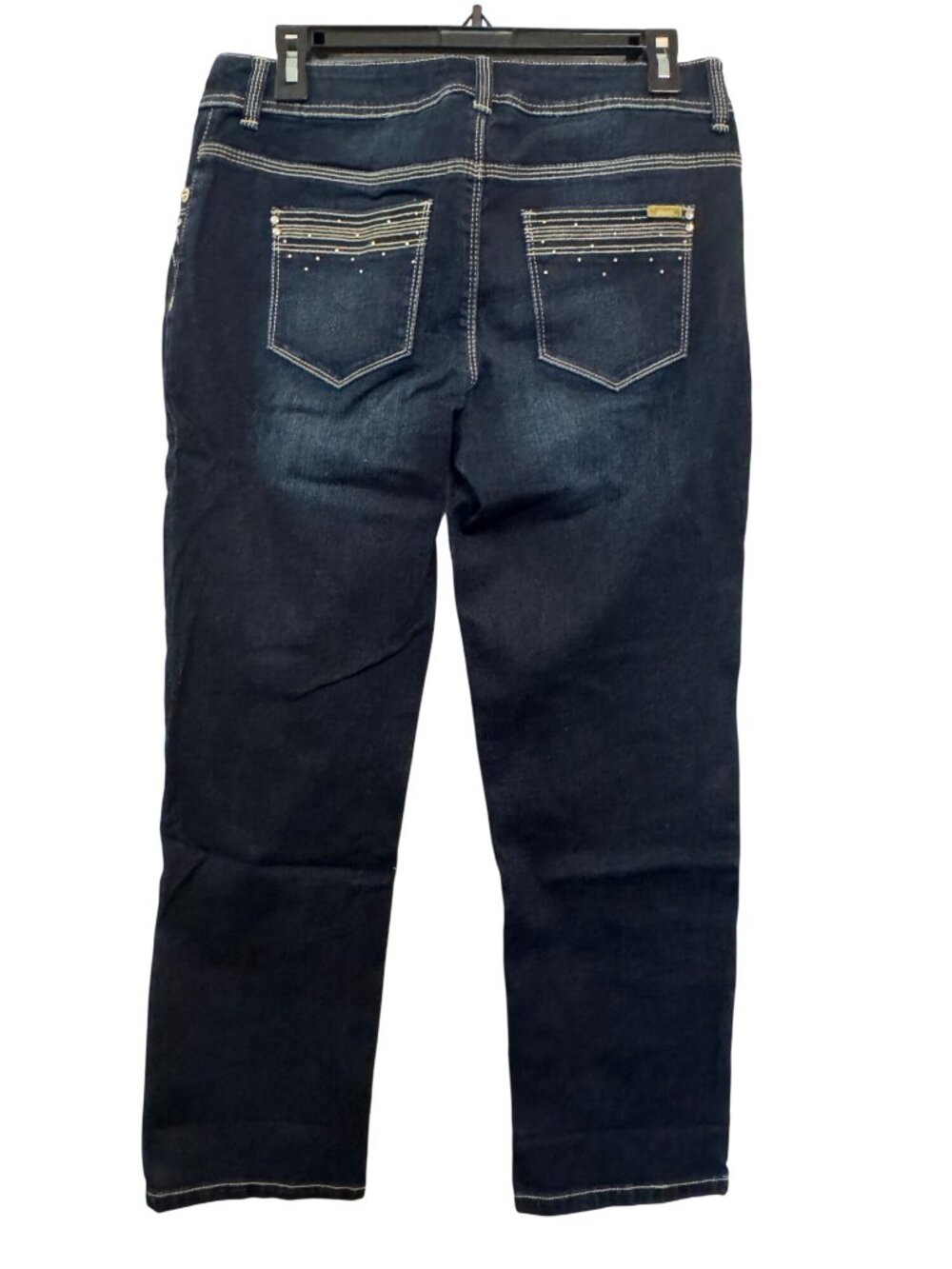 So Slimming By Chicos Dark Wash Straight Leg Jeans Size 0